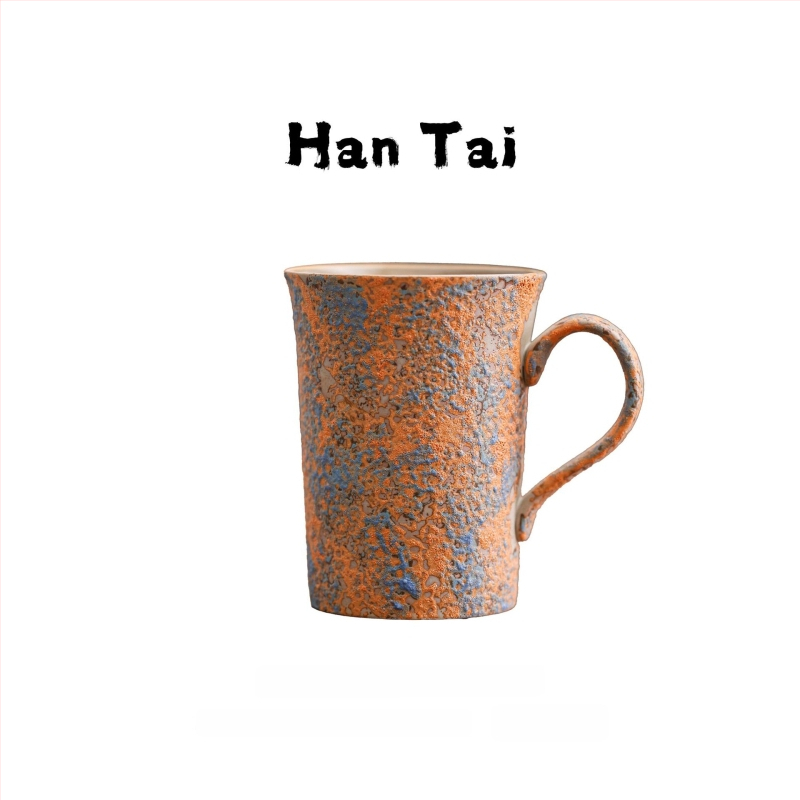 Κεραμικό φλυτζάνι καφέ σε νορδικό στυλ με latte art, ρετρό σχεδίαση, βάρος 300 g, δυνατότητα εκτύπωσης λογοτύπου, προσαρμογή διαθέσιμη