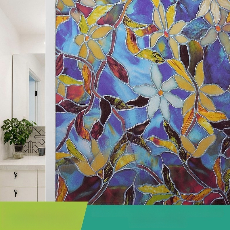 Praustuvo stiklo plėvelė privatumo užtikrinimui, matinė, geometrinis raštas, vienas lapas (vonios langams)