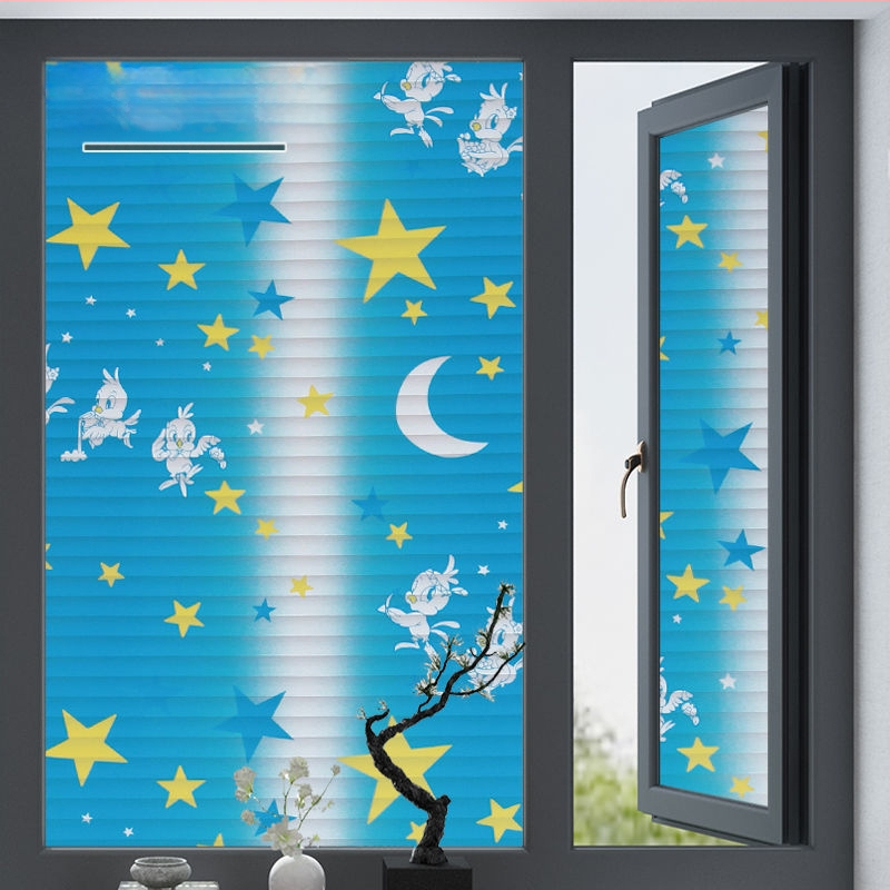 PVC lango filmas privatumo užtikrinimui su augalų motyvu, matinė apdaila, tinkama voniai ir stiklinėms durims – paprastas ir modernus stilius