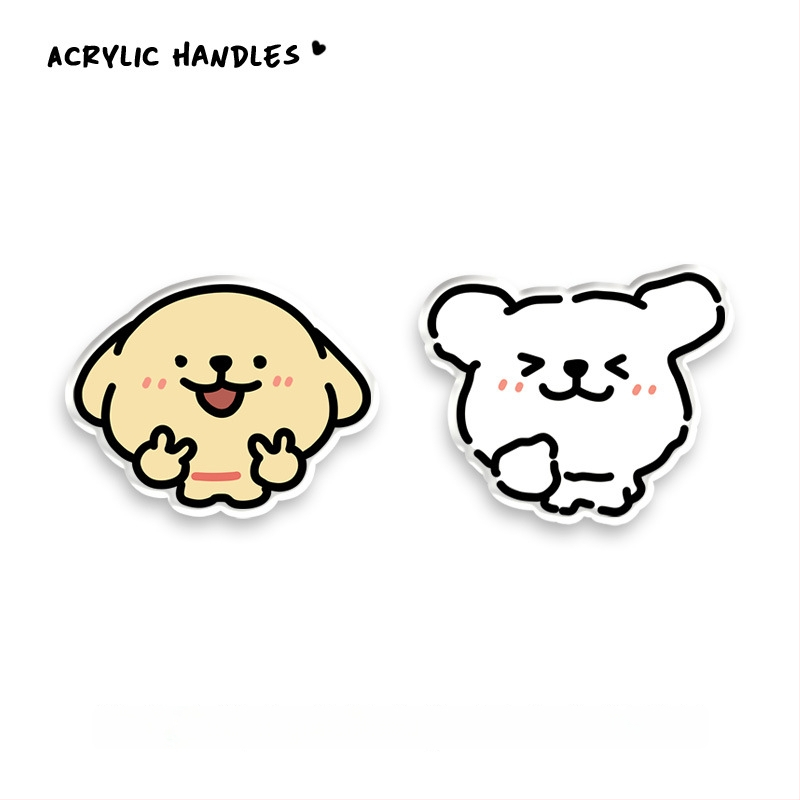 Дръжка за шкаф от акрил, дизайн с мило животно, JY376, Nine One, 1 бр.