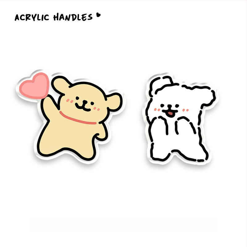 Дръжка за шкаф от акрил, дизайн с мило животно, JY376, Nine One, 1 бр.