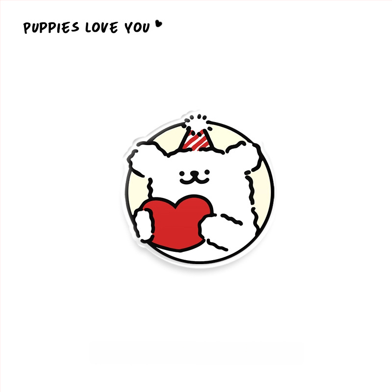 Дръжка за шкаф от акрил, дизайн с мило животно, JY376, Nine One, 1 бр.