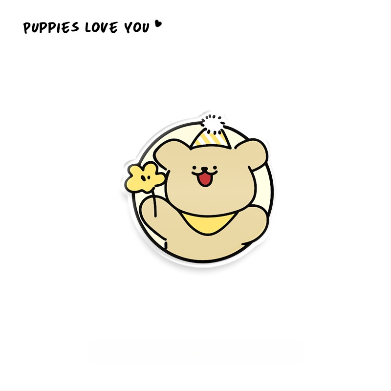 Дръжка за шкаф от акрил, дизайн с мило животно, JY376, Nine One, 1 бр.