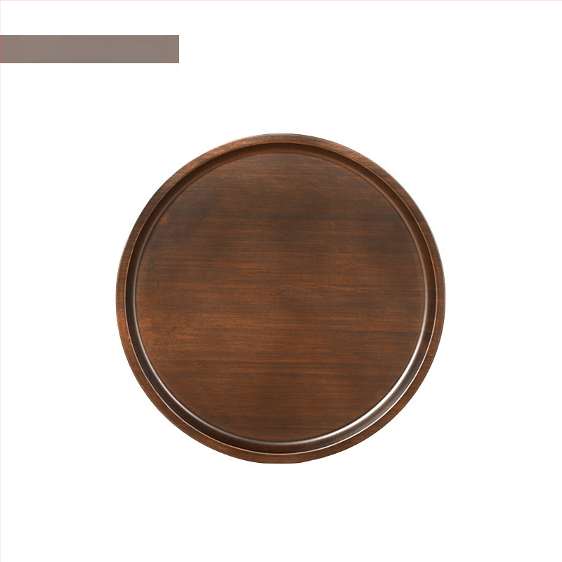 Stačiakampis bambukinis arbatos padėklas su glazūruota paviršiumi, vientisas raštas, naujo Kinų stiliaus, tinkamas viešbučiams ir arbatos serviravimui