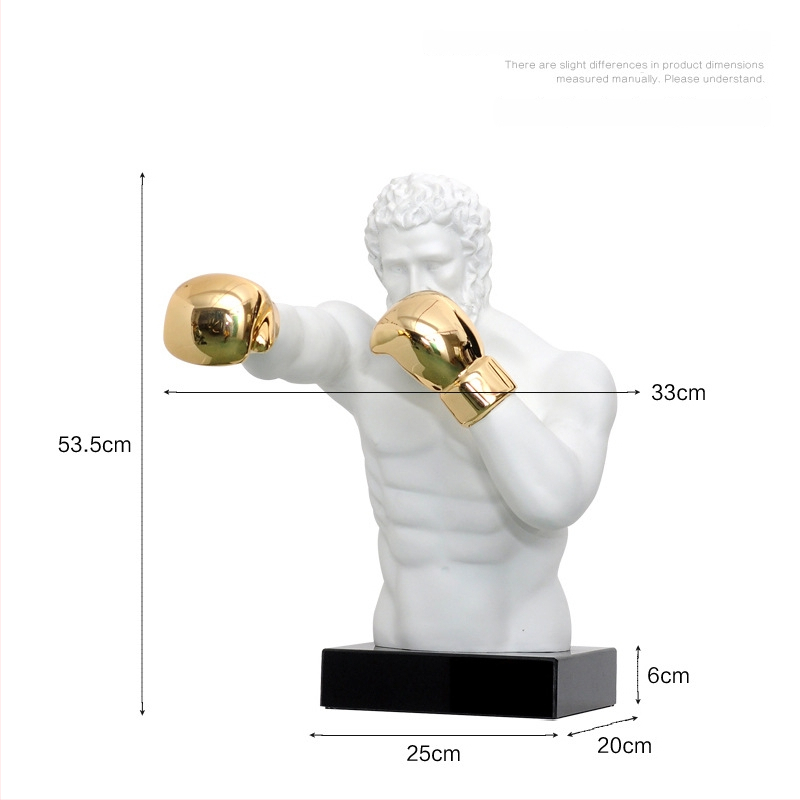 Davido galvos skulptūra, nordinio dizaino stalinė statula svetainei - Prekės ženklas: Top ten home furnishings; Medžiaga: Derva; Apdorojimas ir pritaikymas: Ne; Amatų tipas: Kitas