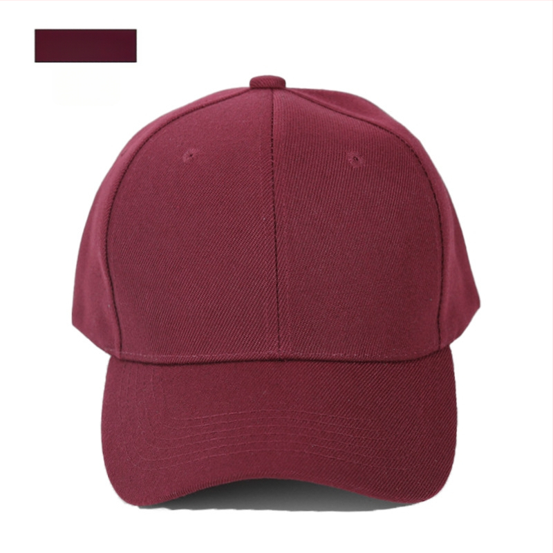 Șapcă baseball unisex cu cupolă, țesătură twill, fibră acrilică, cozoroc mare, imprimare logo, potrivită pentru toate anotimpurile