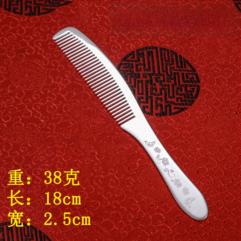 S999 grynas sidabras plaukų šukė, gėlės formos, rankų darbas, plaukų aksesuarai