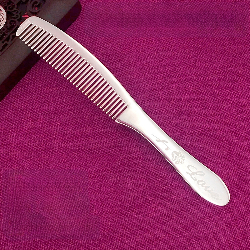 S999 grynas sidabras plaukų šukė, gėlės formos, rankų darbas, plaukų aksesuarai