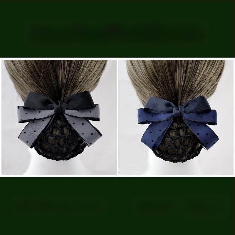 Zīda dzijas matu aksesuārs sievietēm — profesionāls matu tīkls stjuartēm un medicīniskām māsām — Zīmols Unique