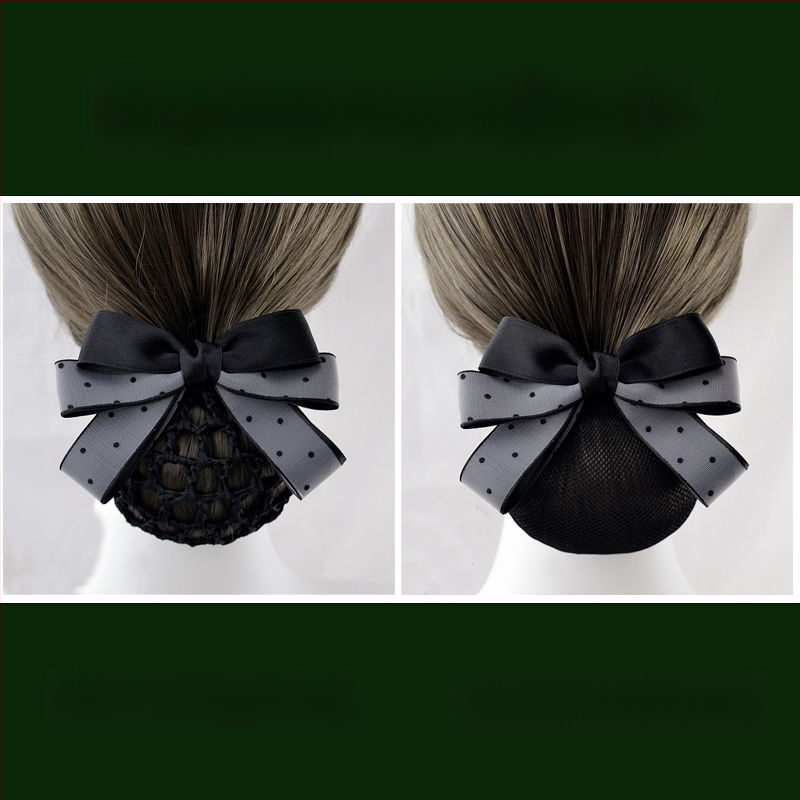 Zīda dzijas matu aksesuārs sievietēm — profesionāls matu tīkls stjuartēm un medicīniskām māsām — Zīmols Unique