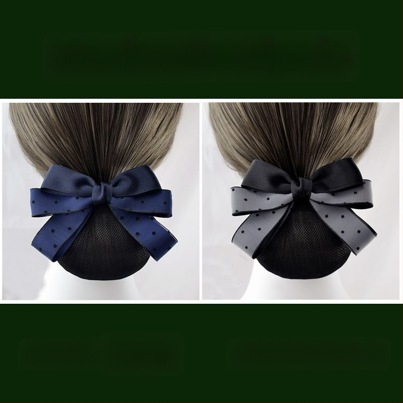 Zīda dzijas matu aksesuārs sievietēm — profesionāls matu tīkls stjuartēm un medicīniskām māsām — Zīmols Unique