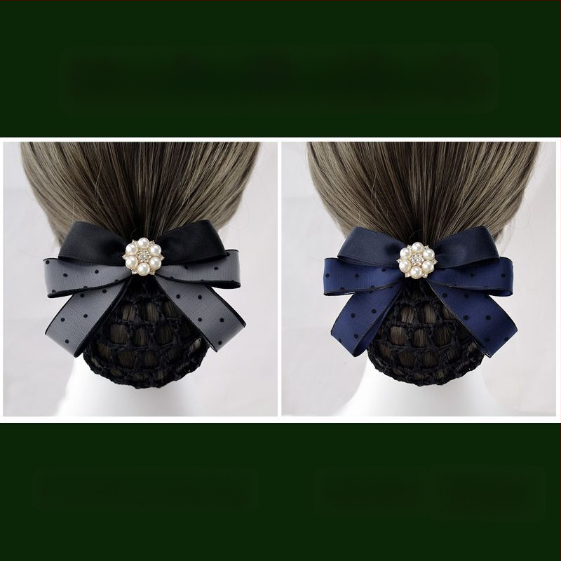 Zīda dzijas matu aksesuārs sievietēm — profesionāls matu tīkls stjuartēm un medicīniskām māsām — Zīmols Unique