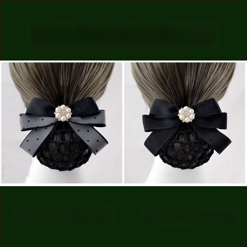 Zīda dzijas matu aksesuārs sievietēm — profesionāls matu tīkls stjuartēm un medicīniskām māsām — Zīmols Unique