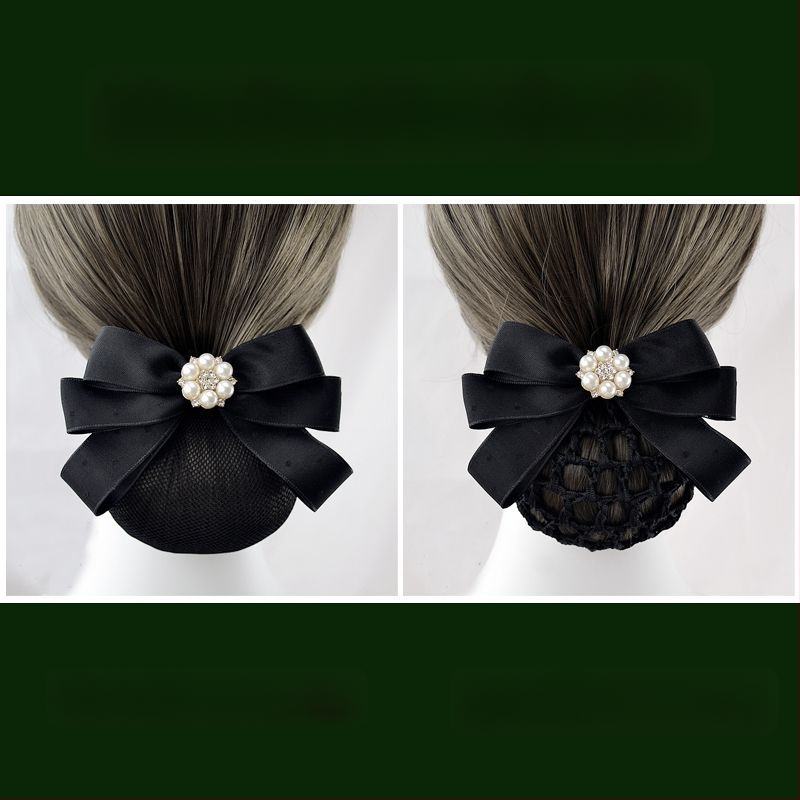 Zīda dzijas matu aksesuārs sievietēm — profesionāls matu tīkls stjuartēm un medicīniskām māsām — Zīmols Unique