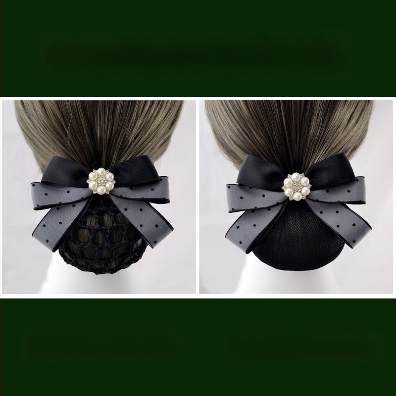 Zīda dzijas matu aksesuārs sievietēm — profesionāls matu tīkls stjuartēm un medicīniskām māsām — Zīmols Unique