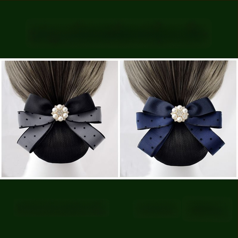 Zīda dzijas matu aksesuārs sievietēm — profesionāls matu tīkls stjuartēm un medicīniskām māsām — Zīmols Unique