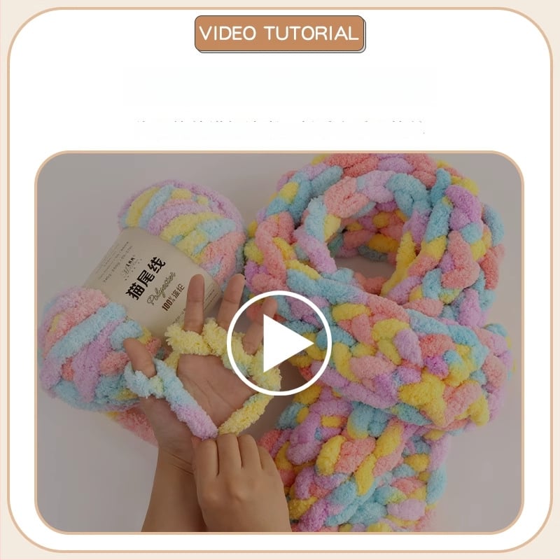 Kézzel kötött pléd és párna extrán vastag gyapjúfonallal, DIY — cicafészek és ujjsál