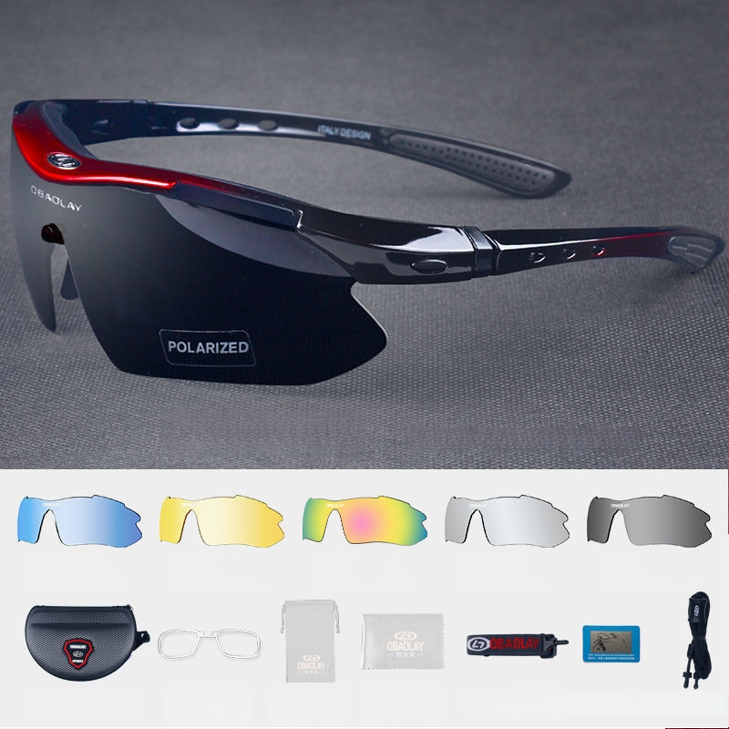 Dviračio akiniai, vėjo atsparūs, fotohrominiai, poliarizuoti, trumparegystei, universalūs