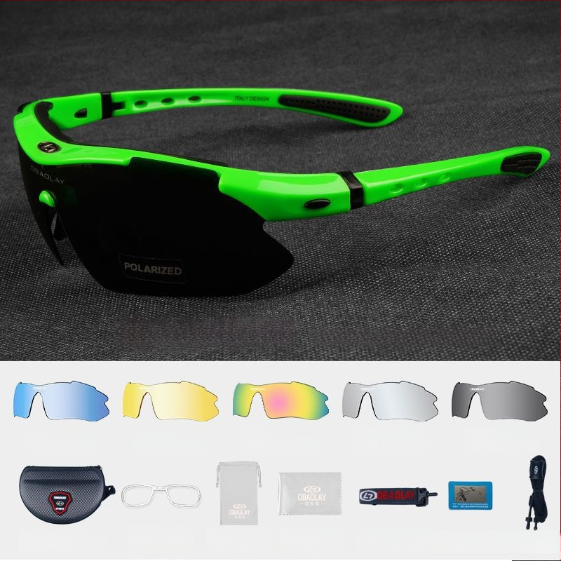 Dviračio akiniai, vėjo atsparūs, fotohrominiai, poliarizuoti, trumparegystei, universalūs