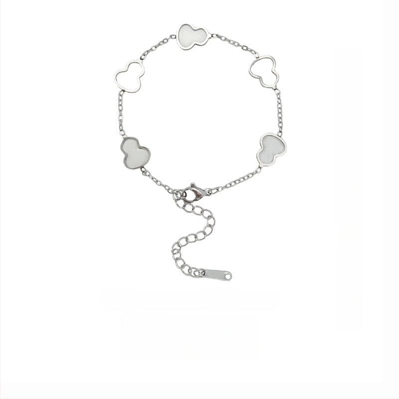 Гривна от неръждаема стомана с мотив пеперуда – Jiayue, DIY комплект за жени, електроплакиране; стил женски, литературно ретро