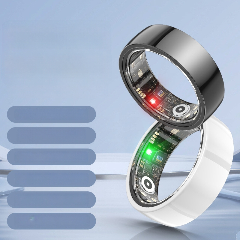 Έξυπνο δαχτυλίδι με παρακολούθηση καρδιακού παλμού, οξυγόνου αίματος, ύπνου και βημάτων – αδιάβροχο για κολύμβηση