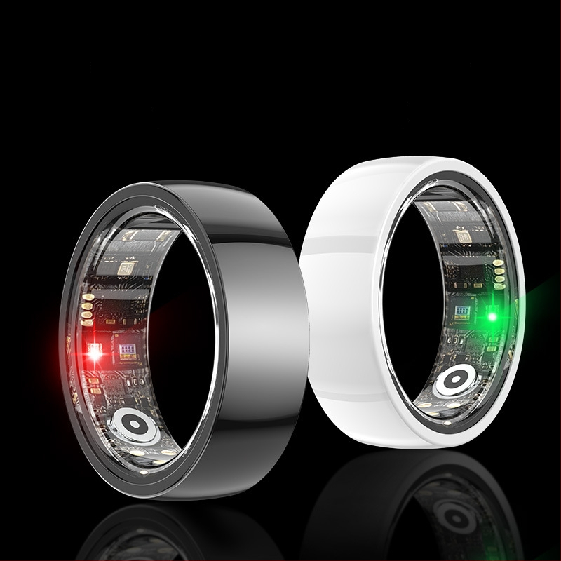 Έξυπνο δαχτυλίδι με παρακολούθηση καρδιακού παλμού, οξυγόνου αίματος, ύπνου και βημάτων – αδιάβροχο για κολύμβηση