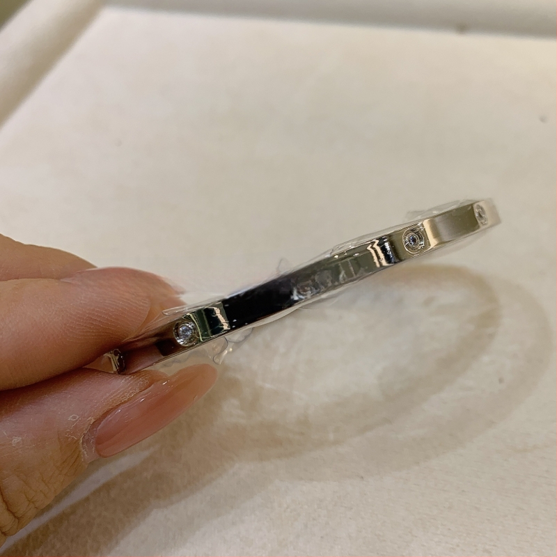 Meilės apyrankė iš vario lydinio, CNC aukštos versijos, elektroplakavimas, 18K danga, 2025 metų pavasaris, svoris 22 g