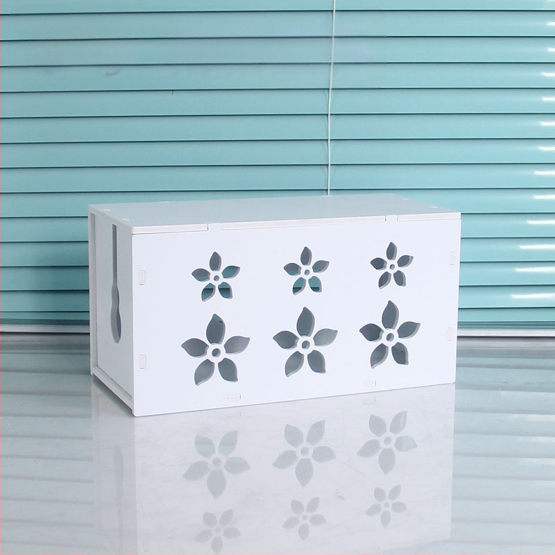 Plastikinė laidų organizavimo dėžutė įkrovikliams, modelis HfntdmCC, dulkių atsparus kabelių tvarkymas