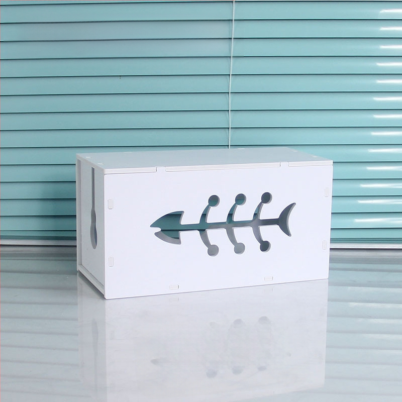 Plastikinė laidų organizavimo dėžutė įkrovikliams, modelis HfntdmCC, dulkių atsparus kabelių tvarkymas