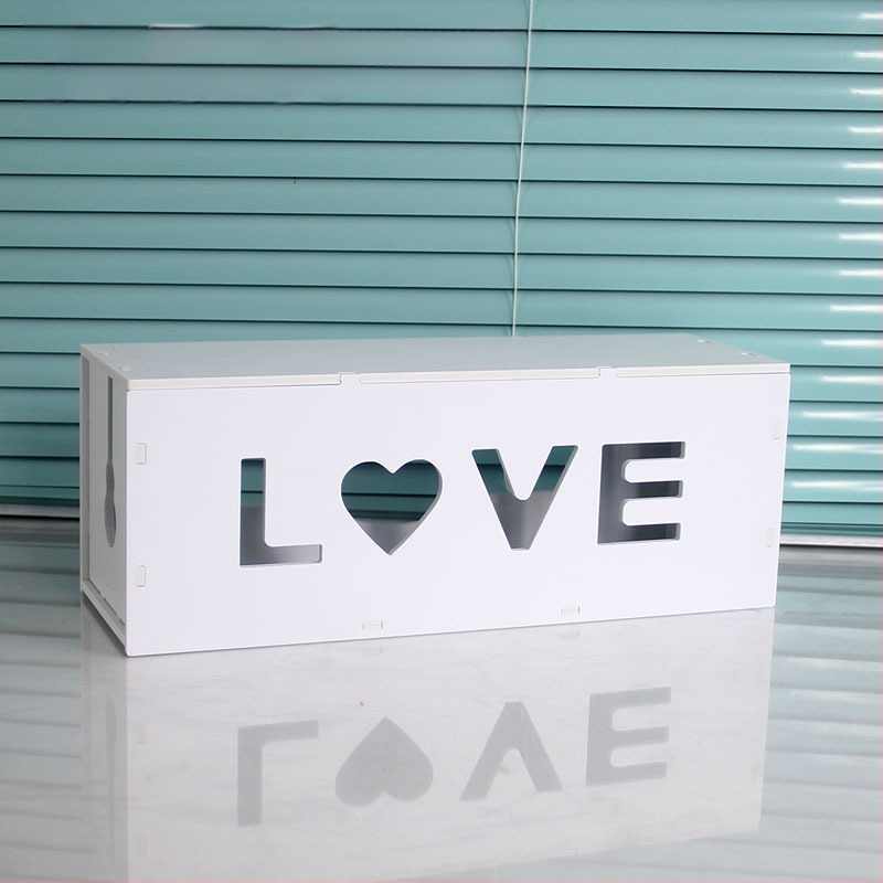 Plastikinė laidų organizavimo dėžutė įkrovikliams, modelis HfntdmCC, dulkių atsparus kabelių tvarkymas