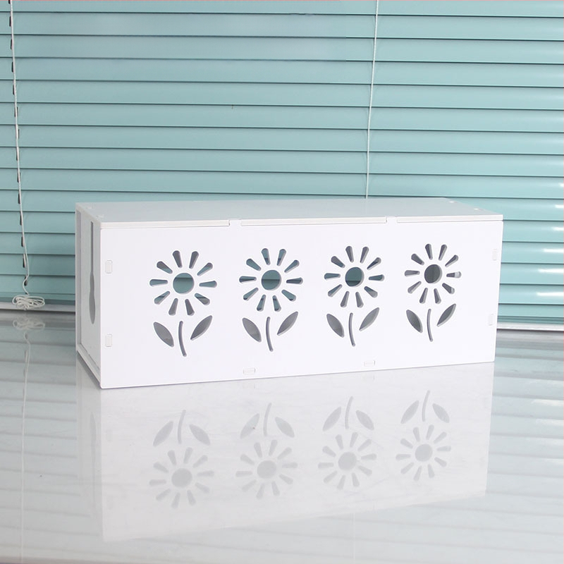 Plastikinė laidų organizavimo dėžutė įkrovikliams, modelis HfntdmCC, dulkių atsparus kabelių tvarkymas