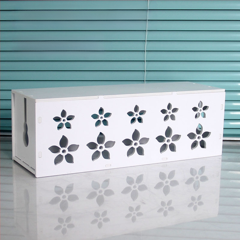 Plastikinė laidų organizavimo dėžutė įkrovikliams, modelis HfntdmCC, dulkių atsparus kabelių tvarkymas