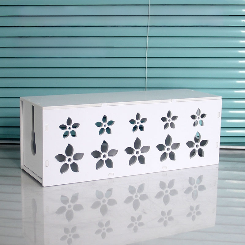 Plastikinė laidų organizavimo dėžutė įkrovikliams, modelis HfntdmCC, dulkių atsparus kabelių tvarkymas