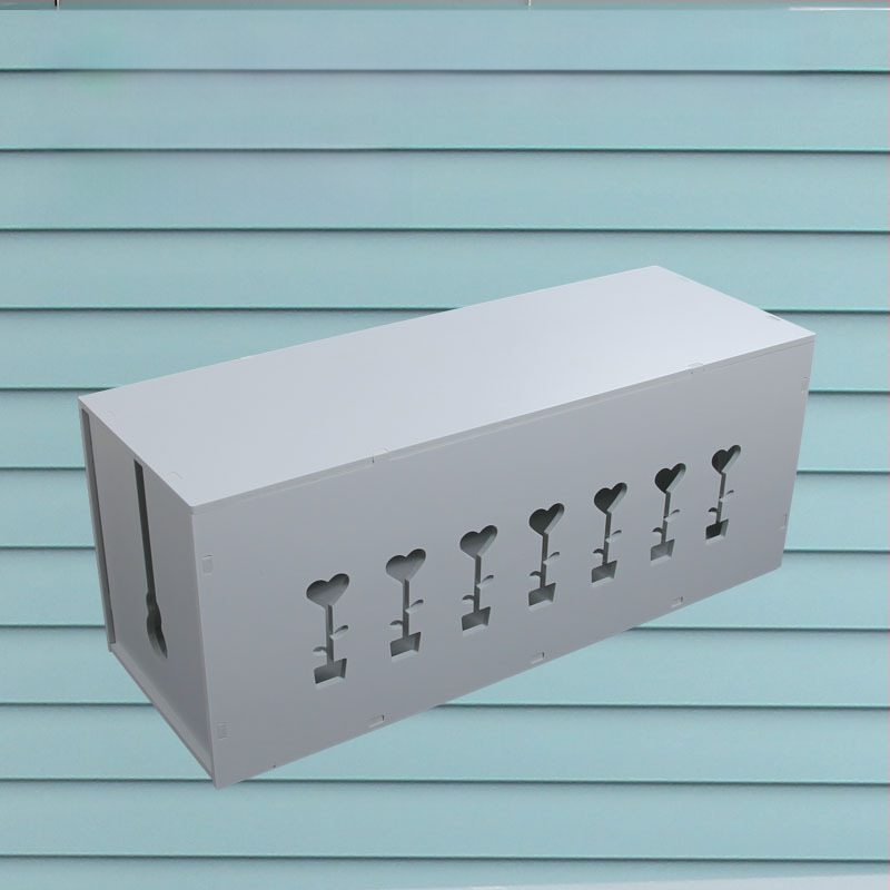 Plastikinė laidų organizavimo dėžutė įkrovikliams, modelis HfntdmCC, dulkių atsparus kabelių tvarkymas