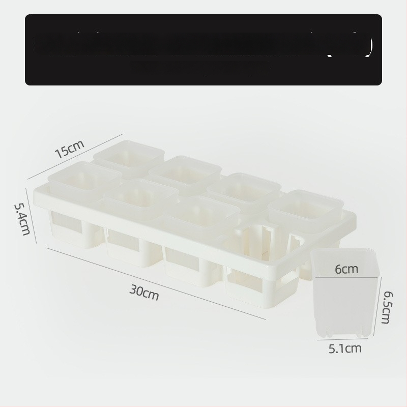 Stādīšanas palete ar turētāju, elpojoša, izturīga, no injekcijas liešanas plastmasas, ar 8/12/20/24 caurumiem