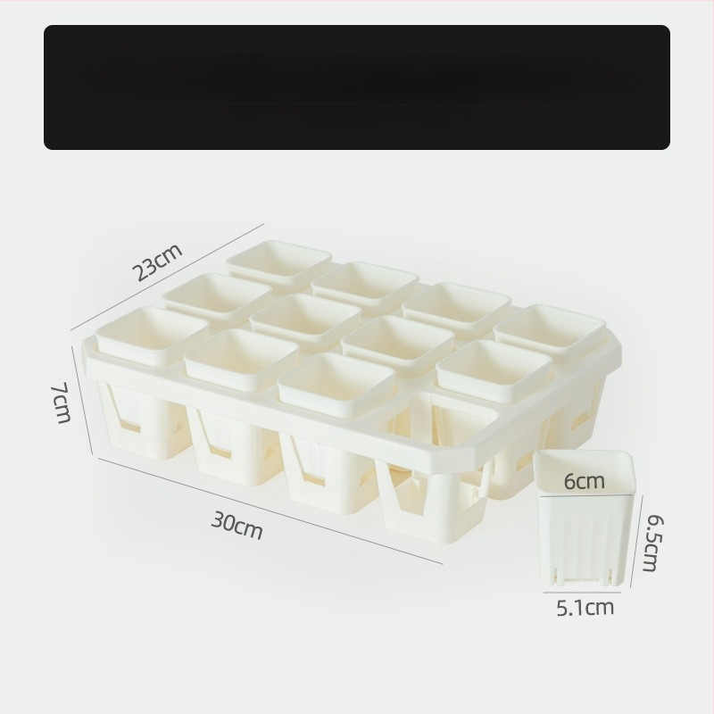 Stādīšanas palete ar turētāju, elpojoša, izturīga, no injekcijas liešanas plastmasas, ar 8/12/20/24 caurumiem