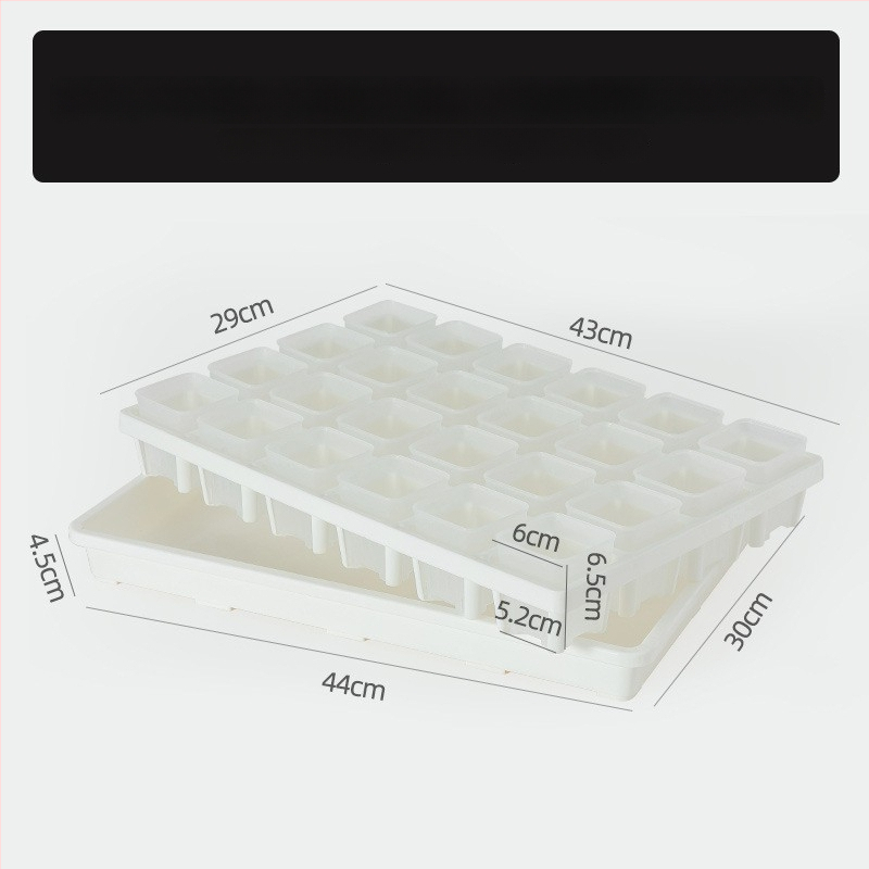 Stādīšanas palete ar turētāju, elpojoša, izturīga, no injekcijas liešanas plastmasas, ar 8/12/20/24 caurumiem