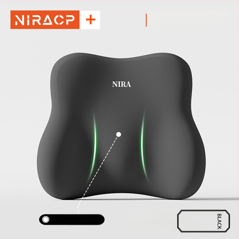 Sėdynės pagalvėlė iš atminties putų su juosmens parama, kvėpuojanti, universalus automobiliui ir biurui, visoms metų laikams, minimalistinis stilius