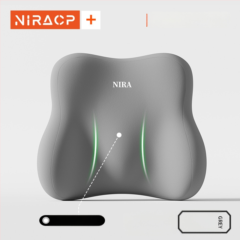 Sėdynės pagalvėlė iš atminties putų su juosmens parama, kvėpuojanti, universalus automobiliui ir biurui, visoms metų laikams, minimalistinis stilius