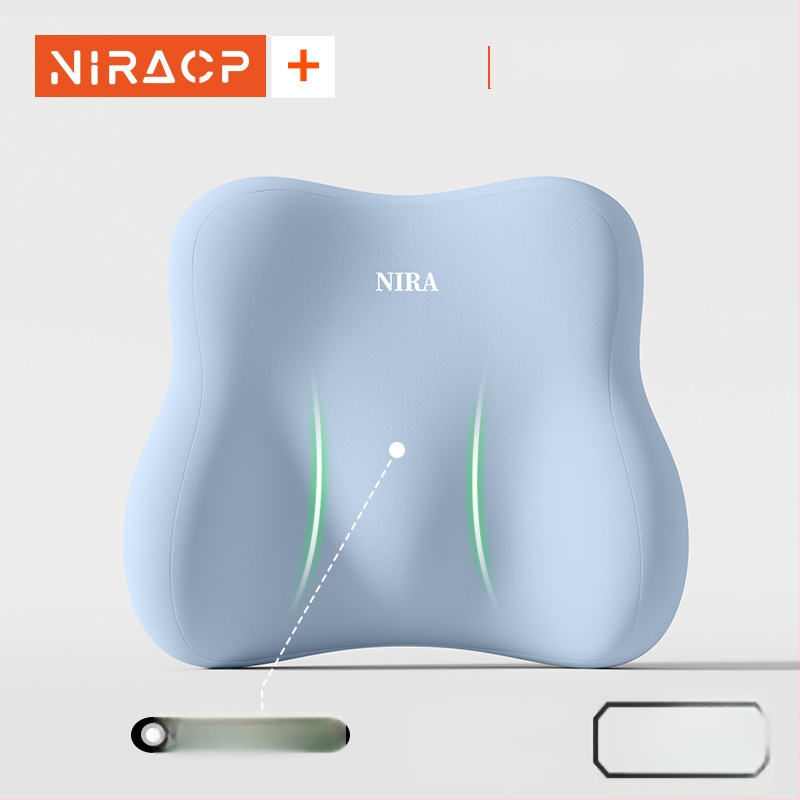 Sėdynės pagalvėlė iš atminties putų su juosmens parama, kvėpuojanti, universalus automobiliui ir biurui, visoms metų laikams, minimalistinis stilius