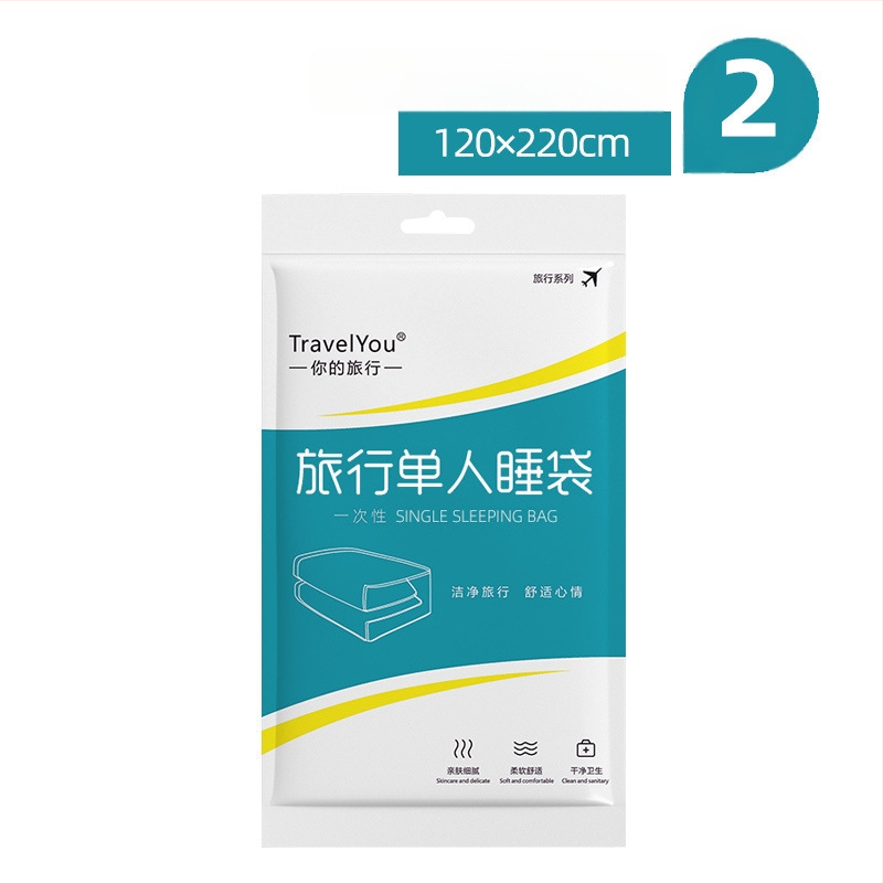 Kelioninis vienkartinis patalynės komplektas — 4 dalys, neaustas audinys, įskaitant paklodę, antklodės užvalkalą ir pagalvių užvalkalus