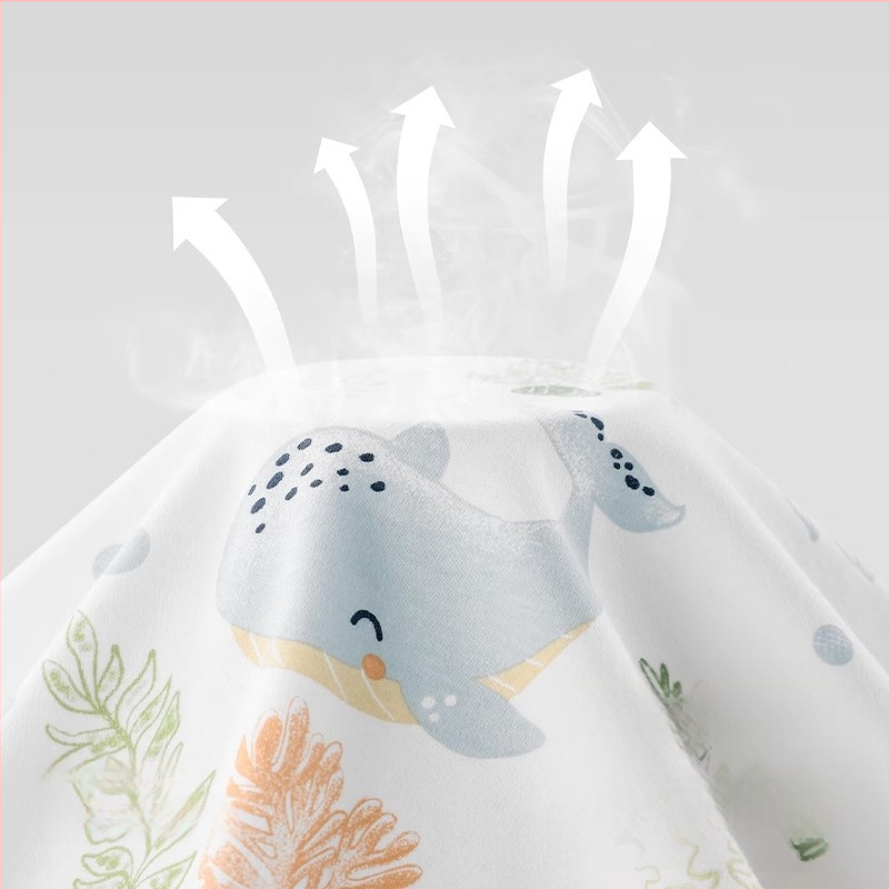 Belleptide Pamut Gumis Lepedő Babaágyhoz – Kedves Állat Minta, Súly 300–500 g
