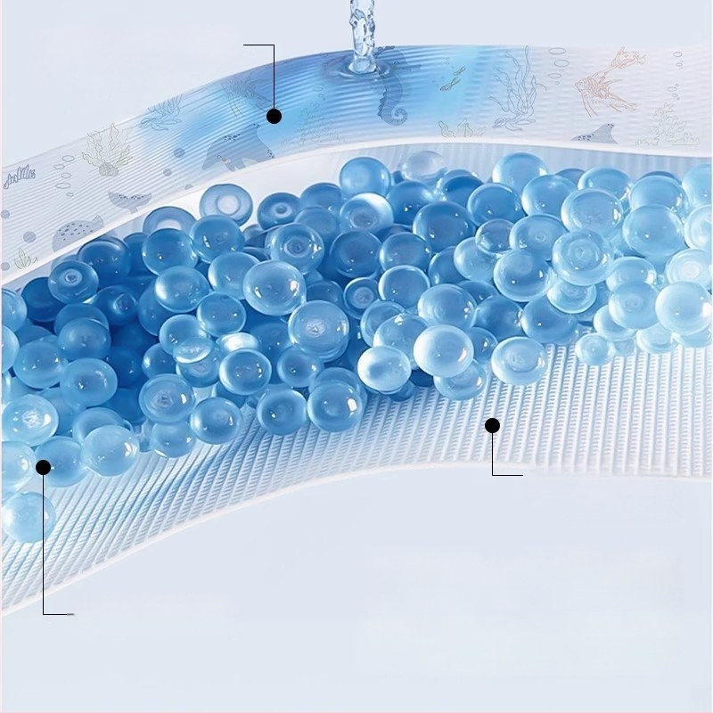 Belleptide Pamut Gumis Lepedő Babaágyhoz – Kedves Állat Minta, Súly 300–500 g