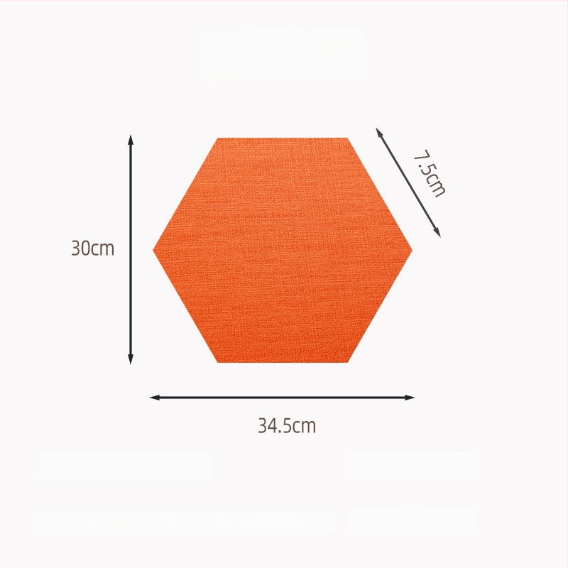 хексагонален стенен стикер от хартия, самозалепващ, против мухъл, нов китайски стил, декоративен модел