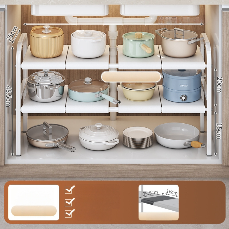 Po praustuve laikymo krepšys su teleskopine lazda, be gręžimo, sieninis organizatorius iš anglies plieno