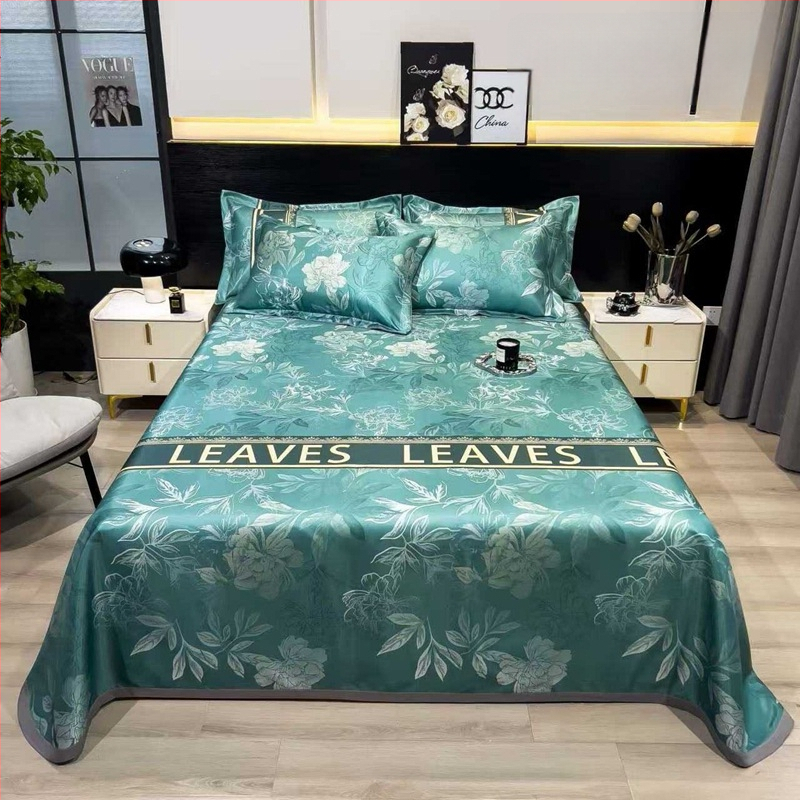 Ledo šilko kilimėlių komplektas, sulankstomas pastoralinis stilius, atvaizdas audinyje, cheminė pluoštas