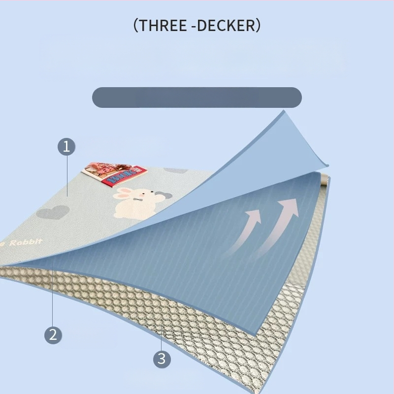 Glaixing Ice Silk ir Rattan Matų Komplektas, Jacquard Audimas, Sulankstomas Modernus Minimalistinis Dizainas