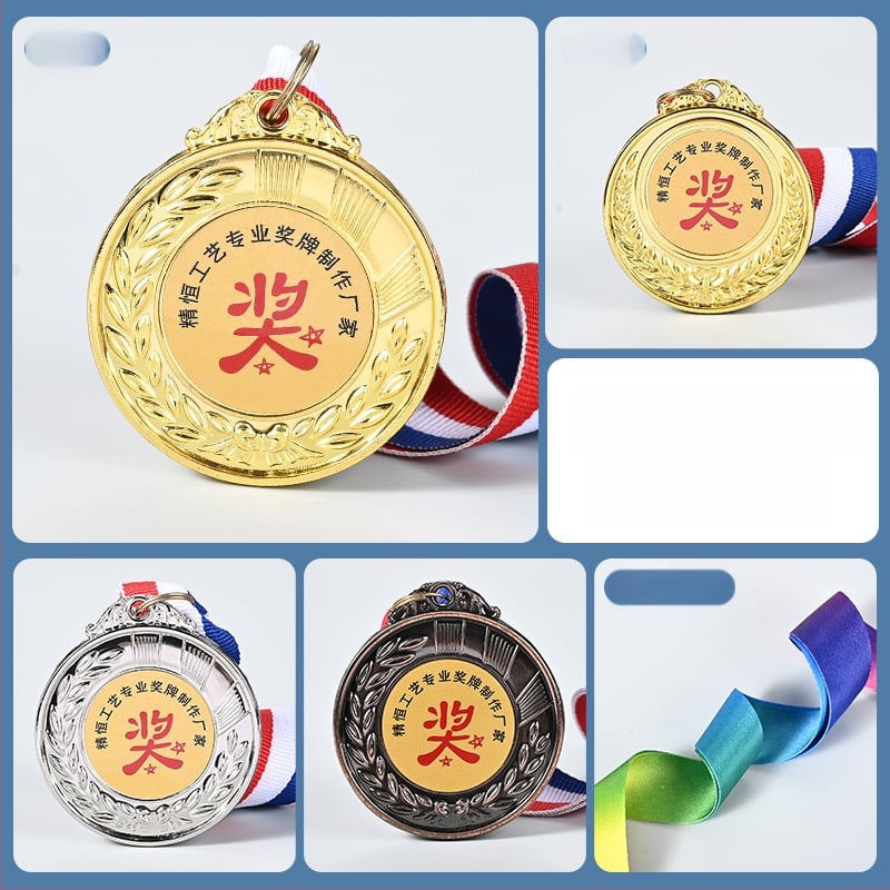 Μεταλλικό μετάλλιο από κράμα ψευδαργύρου για μαραθώνιο, προσαρμόσιμα βραβεία για εταιρικές εκδηλώσεις και κατασκηνώσεις, δυνατότητα εκτύπωσης λογοτύπου, κατάλληλο ως δώρο