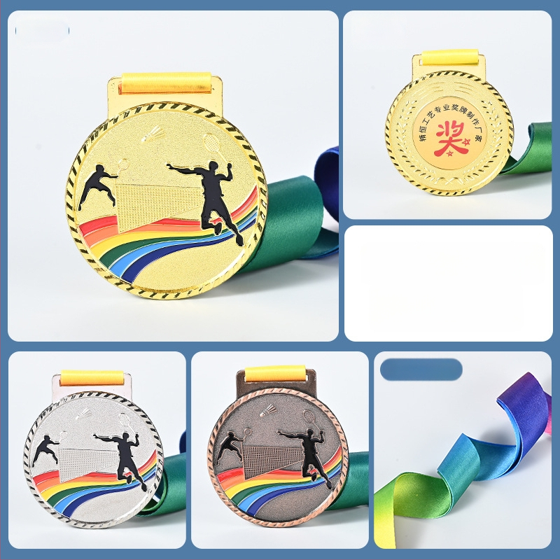 Μεταλλικό μετάλλιο από κράμα ψευδαργύρου για μαραθώνιο, προσαρμόσιμα βραβεία για εταιρικές εκδηλώσεις και κατασκηνώσεις, δυνατότητα εκτύπωσης λογοτύπου, κατάλληλο ως δώρο