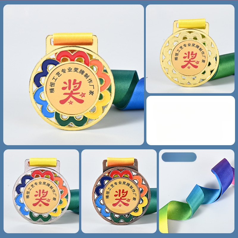 Μεταλλικό μετάλλιο από κράμα ψευδαργύρου για μαραθώνιο, προσαρμόσιμα βραβεία για εταιρικές εκδηλώσεις και κατασκηνώσεις, δυνατότητα εκτύπωσης λογοτύπου, κατάλληλο ως δώρο